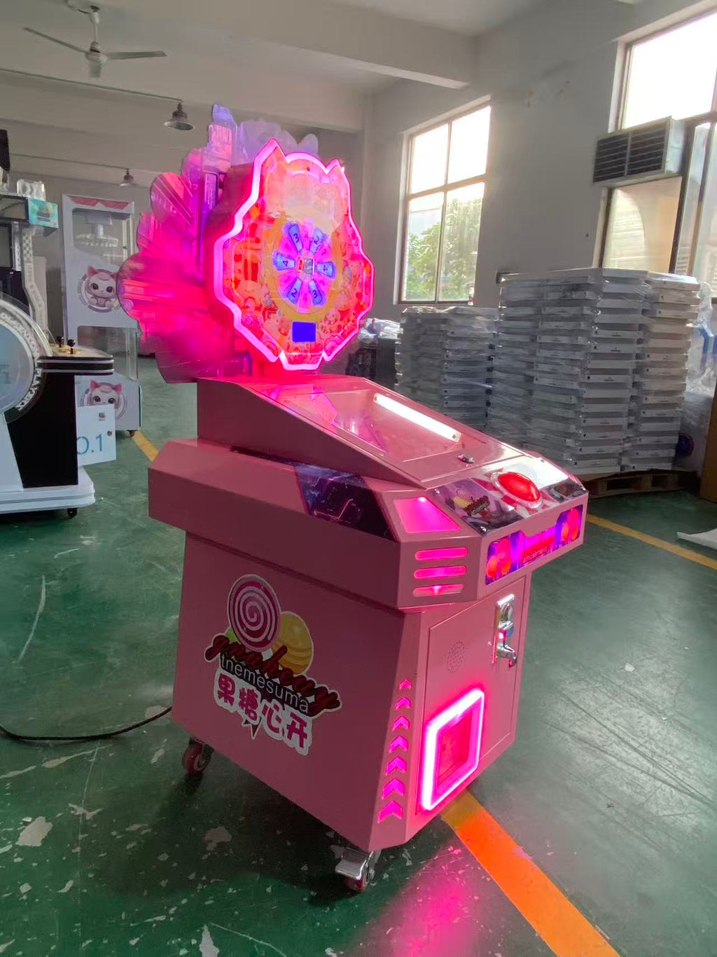 Turntable Candy Gift Machine Coin Operated Candy Game Machine Children's Playground