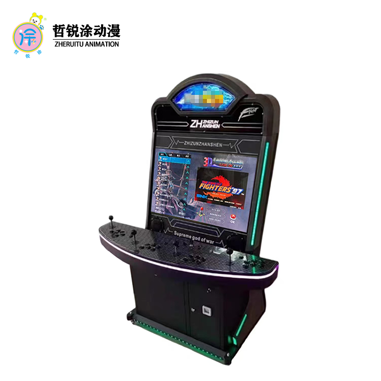 ZHERUITU ANIMATION Deluxe New Moonlight Treasure Box Four-Player Online Fighting Machine English Arcade Game Imported High-end