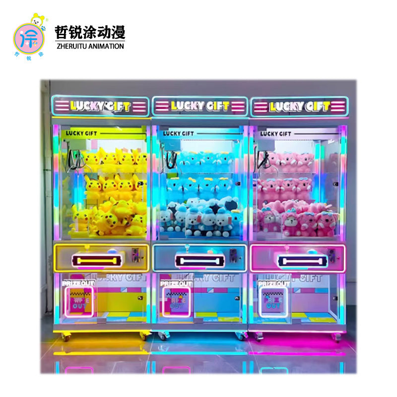 Popular Coin-Operated Claw Crane Gift Toy Vending Machine Amusement Park Arcade Claw Machine Doll Machine For sale
