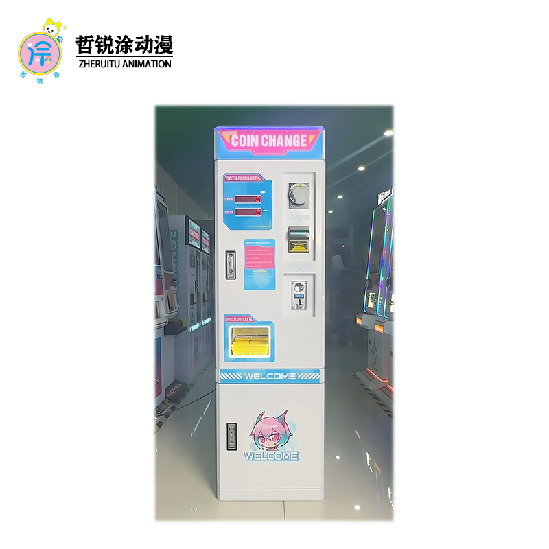 Special system for foreign currency exchange machines digital tube self service coin vending machine coin cash exchange machine