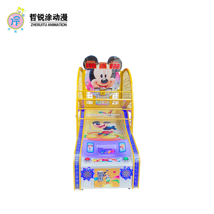 Children's luxury basketball machine coin-operated sports folding shooting game electronic amusement arcade game hall