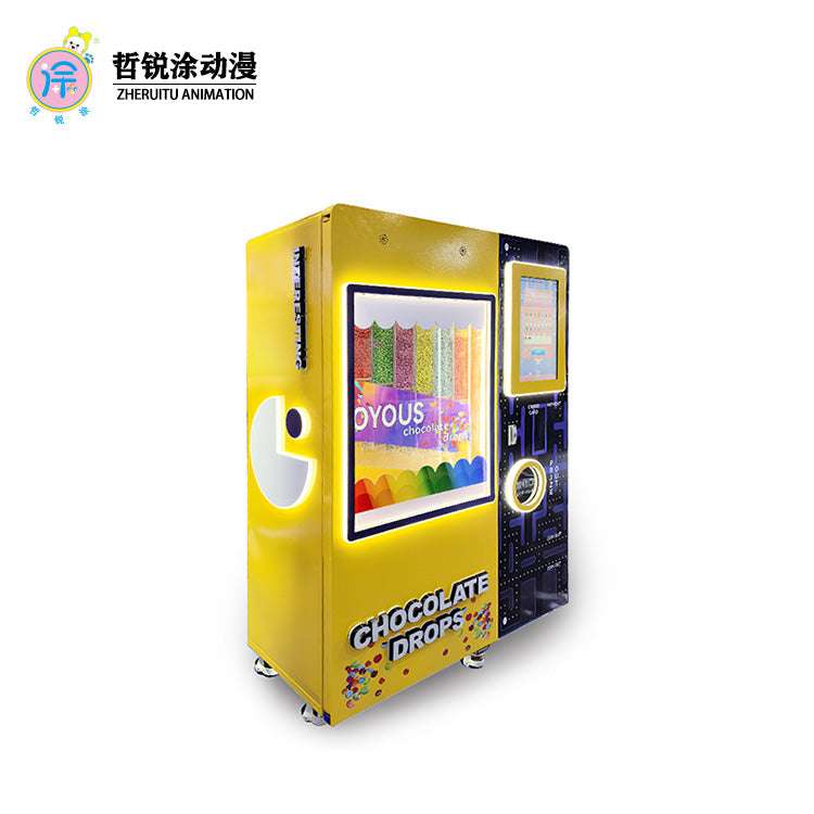 Commercial Use Unmanned Self-Service Vending Machine Kids' Game Bean & Candy Pull-Out Toy Featuring Chocolate & Bean Ingredients