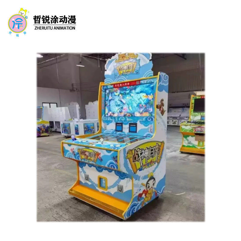Two players fishing arcade shooting game machine entertainment gift machine coin operated commercial vending machine
