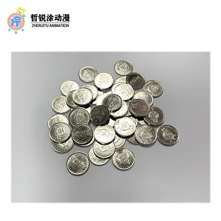 Game currency | MOQ 100 pcs |Customized game currency anticounterfeiting currency token patterned coin claw machine coin game machine