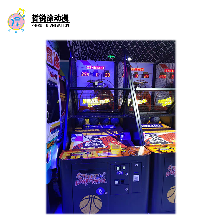 Entertainment Center Family Interactive Coin-Operated Shooting Sports Game Foldable Basketball Machine Arcade Machine