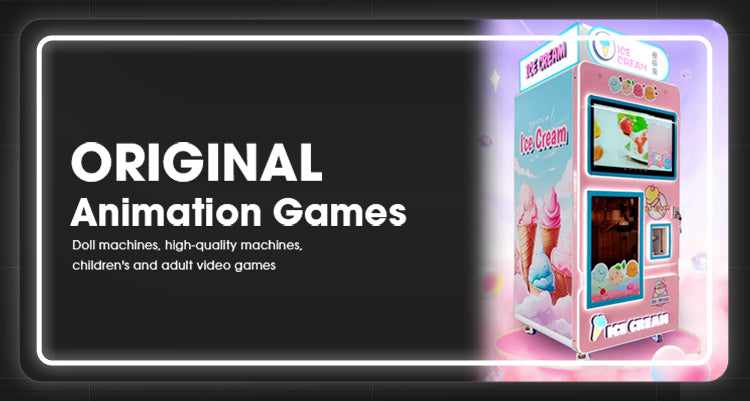Shengji model ice cream vending machine fully automatic self-service ice cream vending machine for commercial use