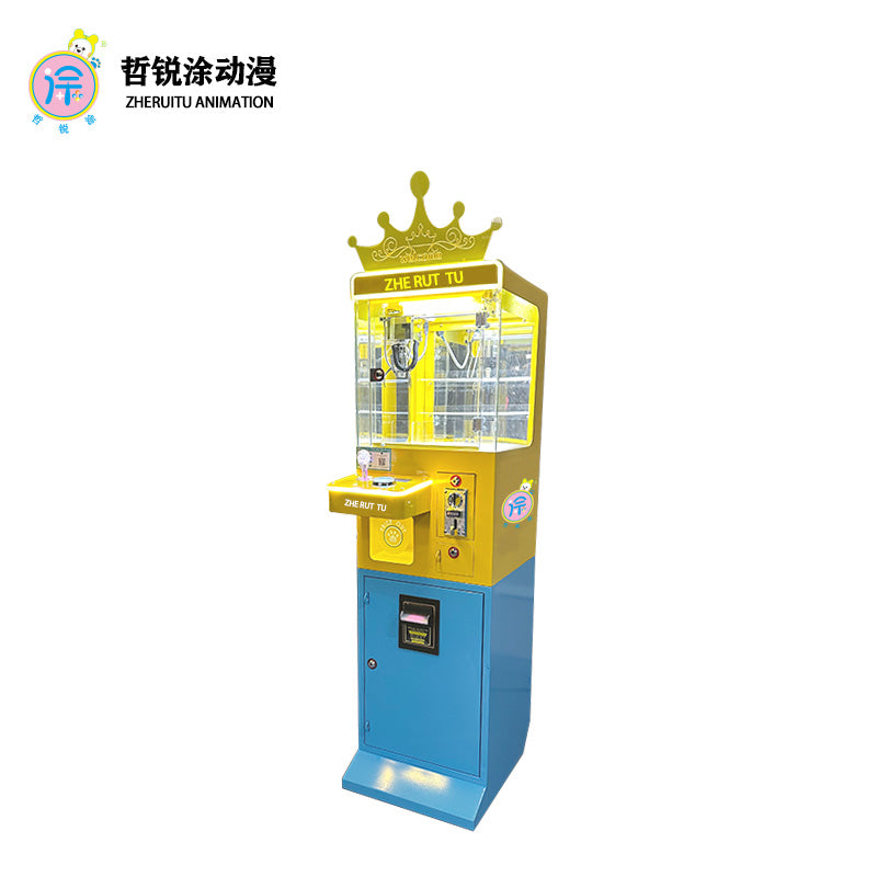 Popular Mini Home Claw Crane CoinOperated Arcade Gift Game Console Entertainment Center Equipment Home Doll Machine