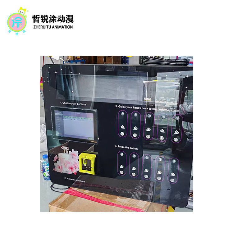 Intelligent self service perfume vending machine commercial unmanned vending machine desktop spray perfume machine
