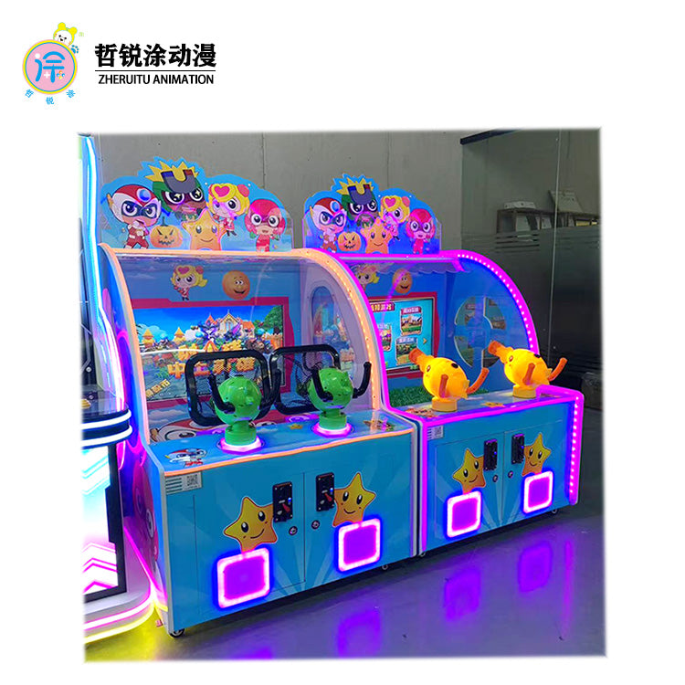 32-inch children's two-player physical shooting ball arcade equipment coin-operated commercial shooting puzzle game machine