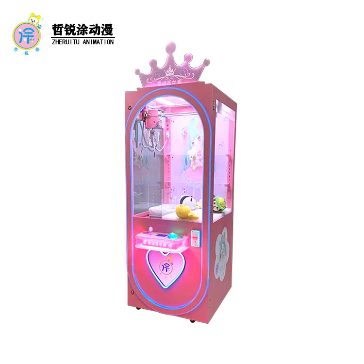 Custom Mini Claw Machine Coin Operated Game Arcade Prize Doll Gift Candy Small Toy Crane Vending Machine
