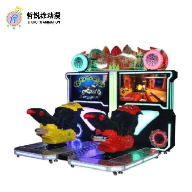 42-inch Flame FF motorcycle simulation game machine a largescale video game equipment and amusement machine