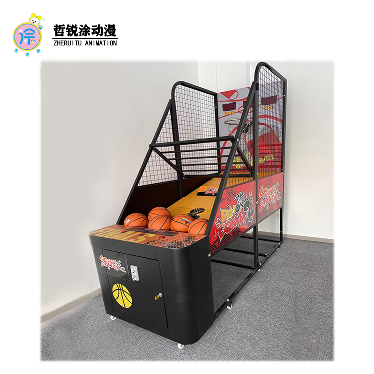 Entertainment Center Family Interactive Coin-Operated Shooting Sports Game Foldable Basketball Machine Arcade Machine