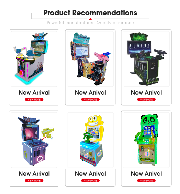 22 inch Reiz luxury hardware double gun shooting game machine glass bead twist egg double gun children's game machine