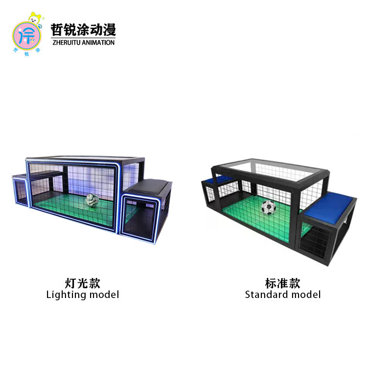 Under the table football light style sports children's play area for parent child entertainment and interactive game machine