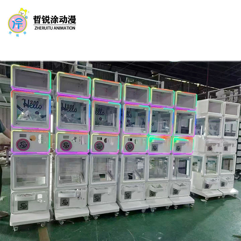 Small claw machine  children's small turntable mini snack toy claw machine commercial gift machine