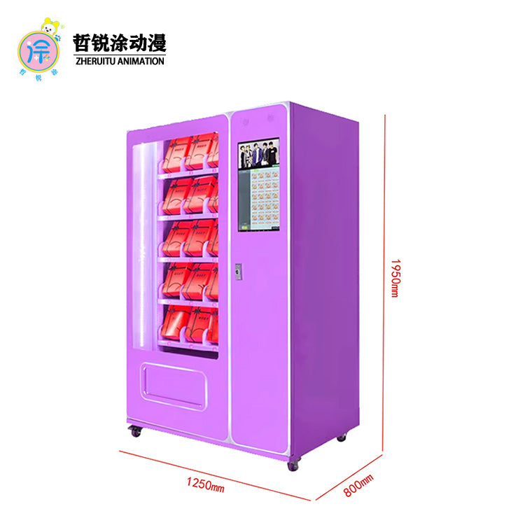 20 channels with 21.5 touch screen figurine blind box machine trendy toy vending machine intelligent unmanned vending machine