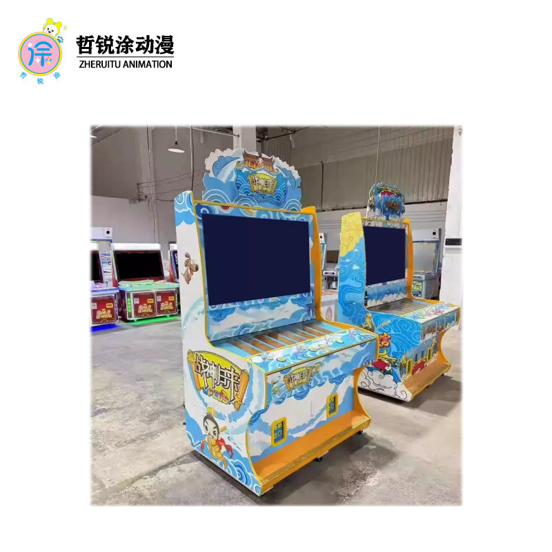 Two players fishing arcade shooting game machine entertainment gift machine coin operated commercial vending machine