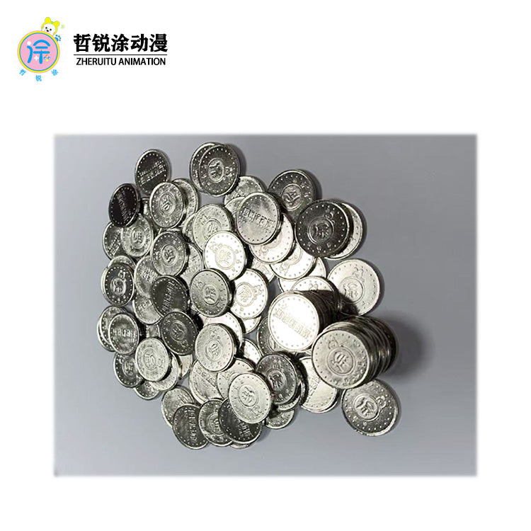 Game currency | MOQ 100 pcs |Customized game currency anticounterfeiting currency token patterned coin claw machine coin game machine