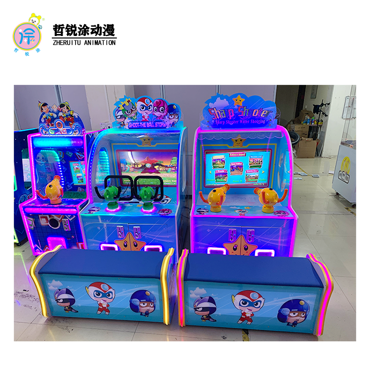 Amusement Park Customized Coin Operated Shooting Arcade Game Machine Indoor Kids Shooting Arcade Game Machine For Worth Choosing