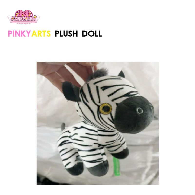 8-inch Plush Dolls | MOQ 20 pcs |Children's doll bear rabbit gift plush toy elephant paw robot baby doll commercial electronic game center