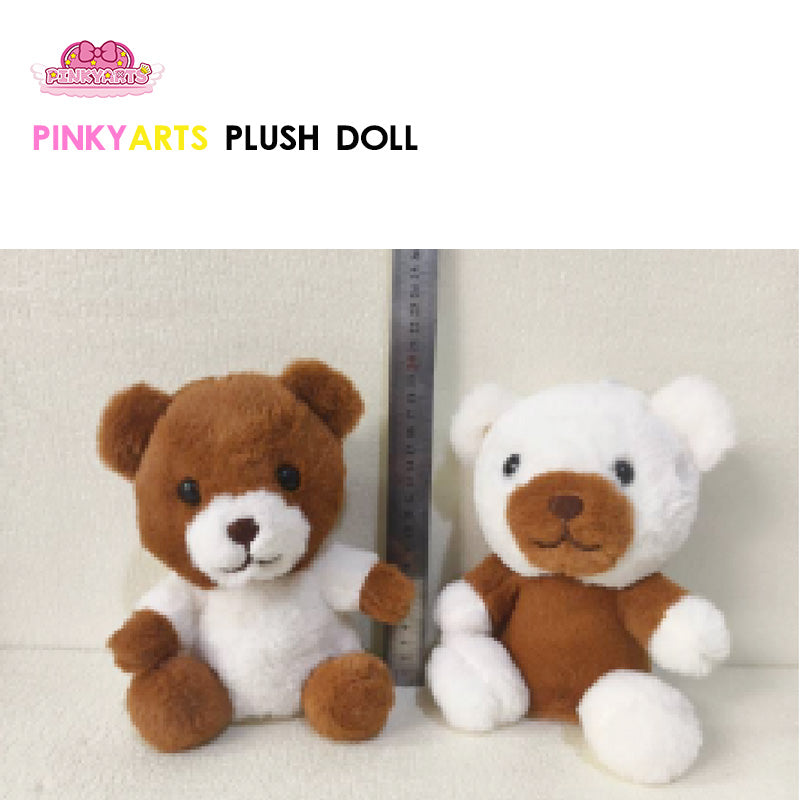 8-inch Plush Dolls | MOQ 20 pcs |Children's doll bear rabbit gift plush toy elephant paw robot baby doll commercial electronic game center