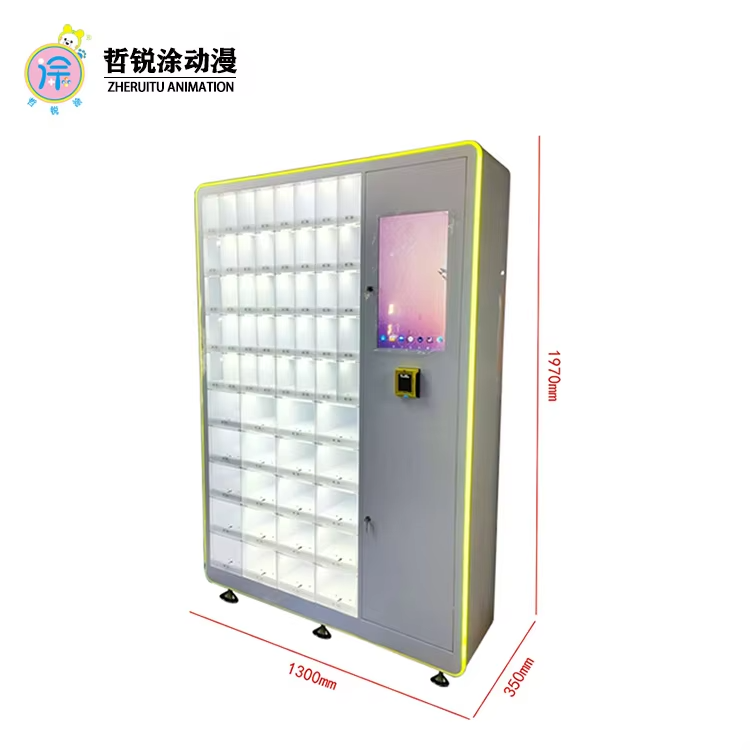 60-door ambient temperature display cabinet with lighting