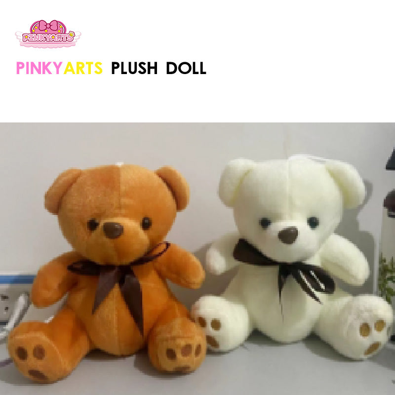 8-inch Plush Dolls | MOQ 20 pcs |Children's doll bear rabbit gift plush toy elephant paw robot baby doll commercial electronic game center