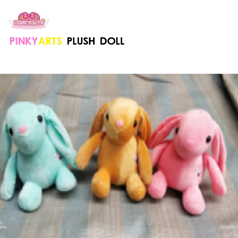 8-inch Plush Dolls | MOQ 20 pcs |Children's doll bear rabbit gift plush toy elephant paw robot baby doll commercial electronic game center