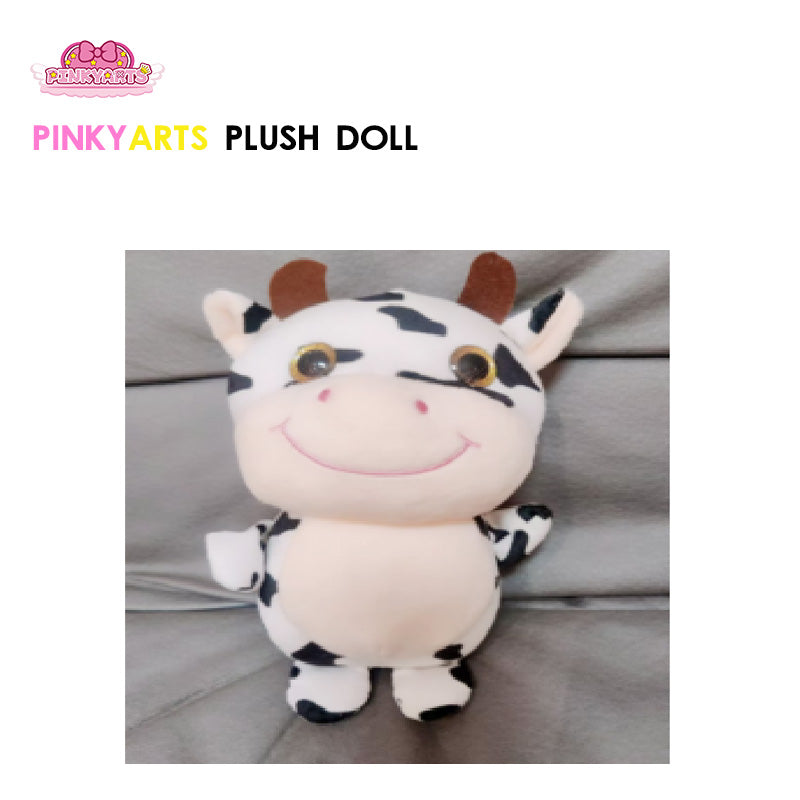 8-inch Plush Dolls | MOQ 20 pcs |Children's doll bear rabbit gift plush toy elephant paw robot baby doll commercial electronic game center