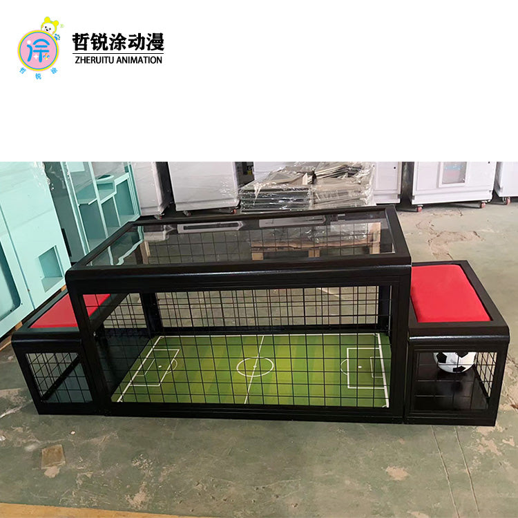 Parent-child interaction table under the football standard model entertainment sports children's playground game machine