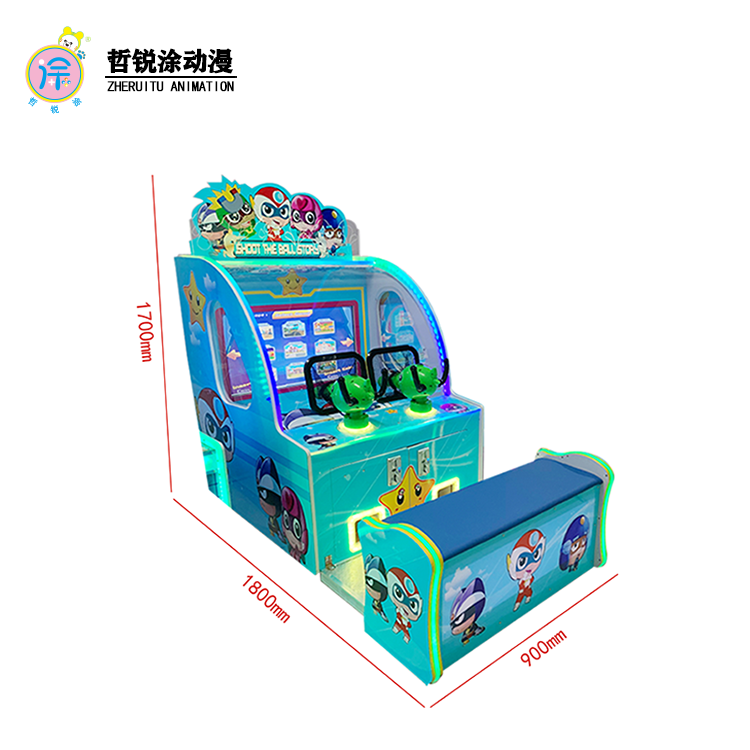 Amusement Park Customized Coin Operated Shooting Arcade Game Machine Indoor Kids Shooting Arcade Game Machine For Worth Choosing