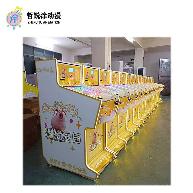 Pinball machine table-type coin-operated pull-out children's toy supermarket commercial game machine