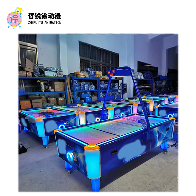 Large hockey game console two player battle coin operated game machine family entertainment