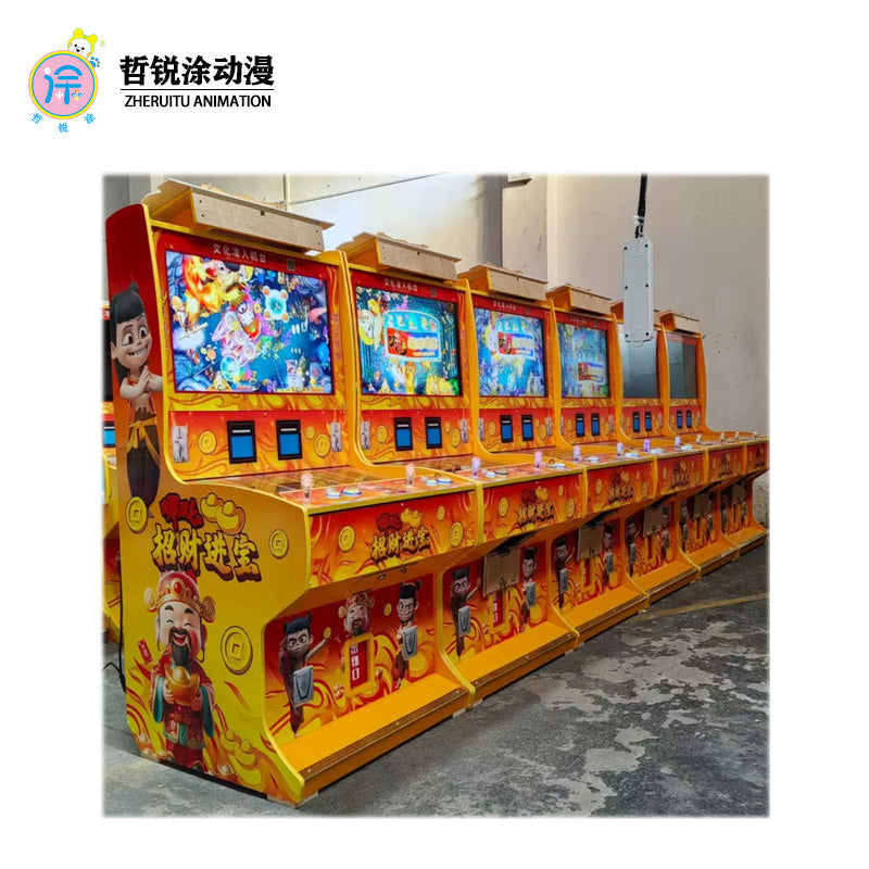 32 inch double joystick coin operated arcade fishing entertainment gift machine automatic vending machine