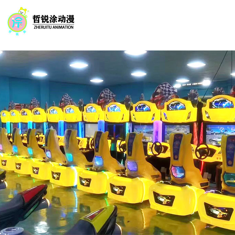 Luxurious racing game arcade entertainment equipment for commercial use large-scale adult simulation machine