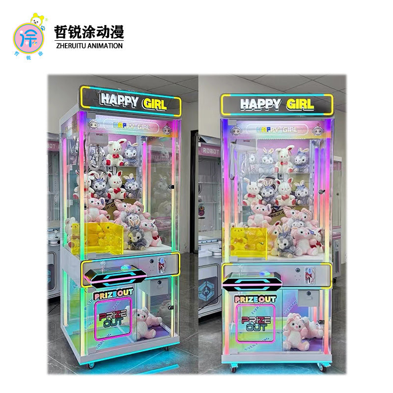 Popular Coin-Operated Claw Crane Gift Toy Vending Machine Amusement Park Arcade Claw Machine Doll Machine For sale