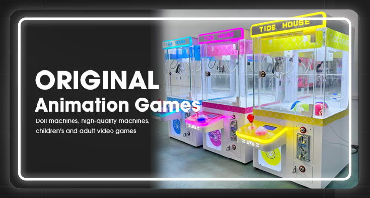 Wholesale New Style Mini Plush Crane Claw Toy Coin-Operated Game Machine Table Top Claw Machine Claw Crane Machine
