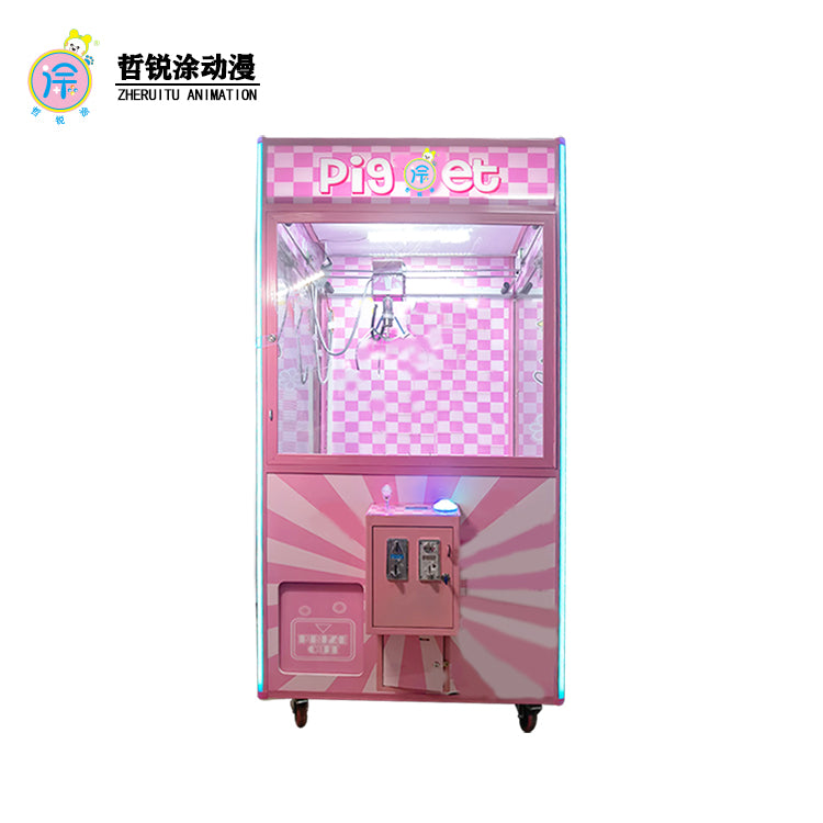 Design Feature Super Claw Crane Machine Arcade Multiple Pink Colour Game Claw Machine Doll Bear Claw Machine