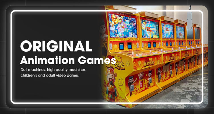 32 inch double joystick coin operated arcade fishing entertainment gift machine automatic vending machine