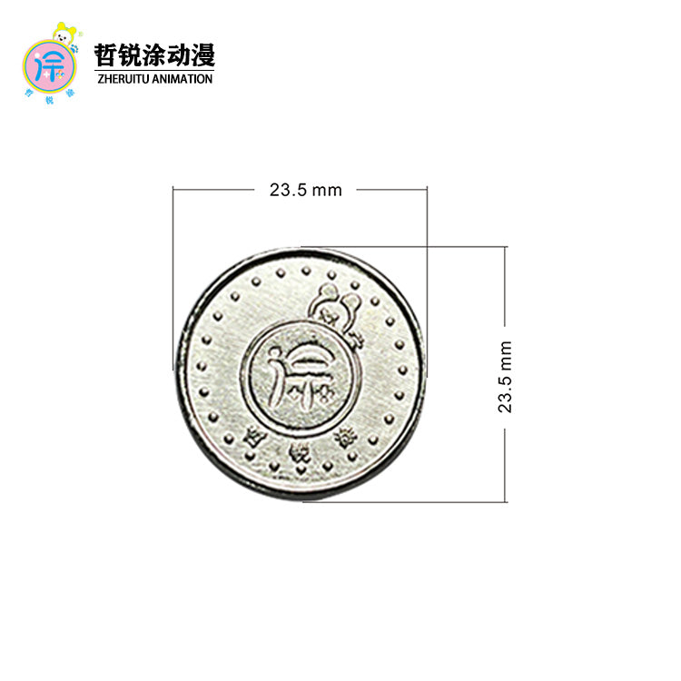 Game currency | MOQ 100 pcs |Customized game currency anticounterfeiting currency token patterned coin claw machine coin game machine