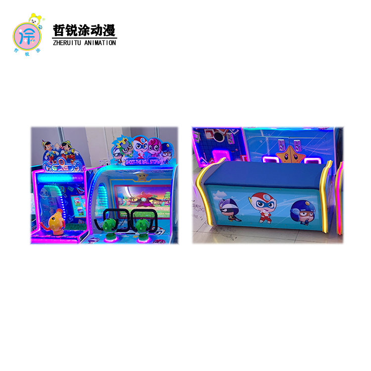 Amusement Park Customized Coin Operated Shooting Arcade Game Machine Indoor Kids Shooting Arcade Game Machine For Worth Choosing
