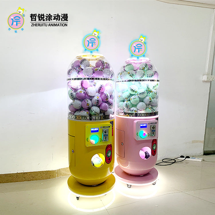 Capsules Toy Vending Machine Twister Egg Gumball Capsule Vending Machine Coin Operated Game Machine