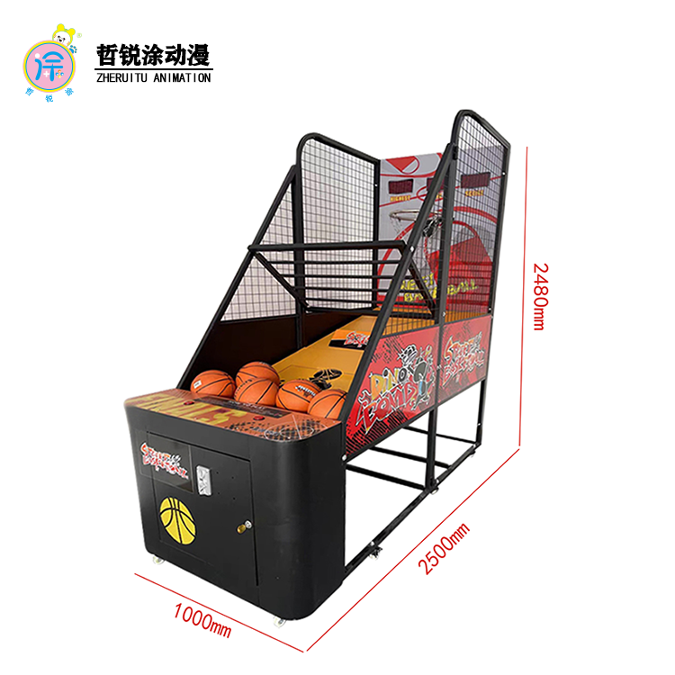 Entertainment Center Family Interactive Coin-Operated Shooting Sports Game Foldable Basketball Machine Arcade Machine
