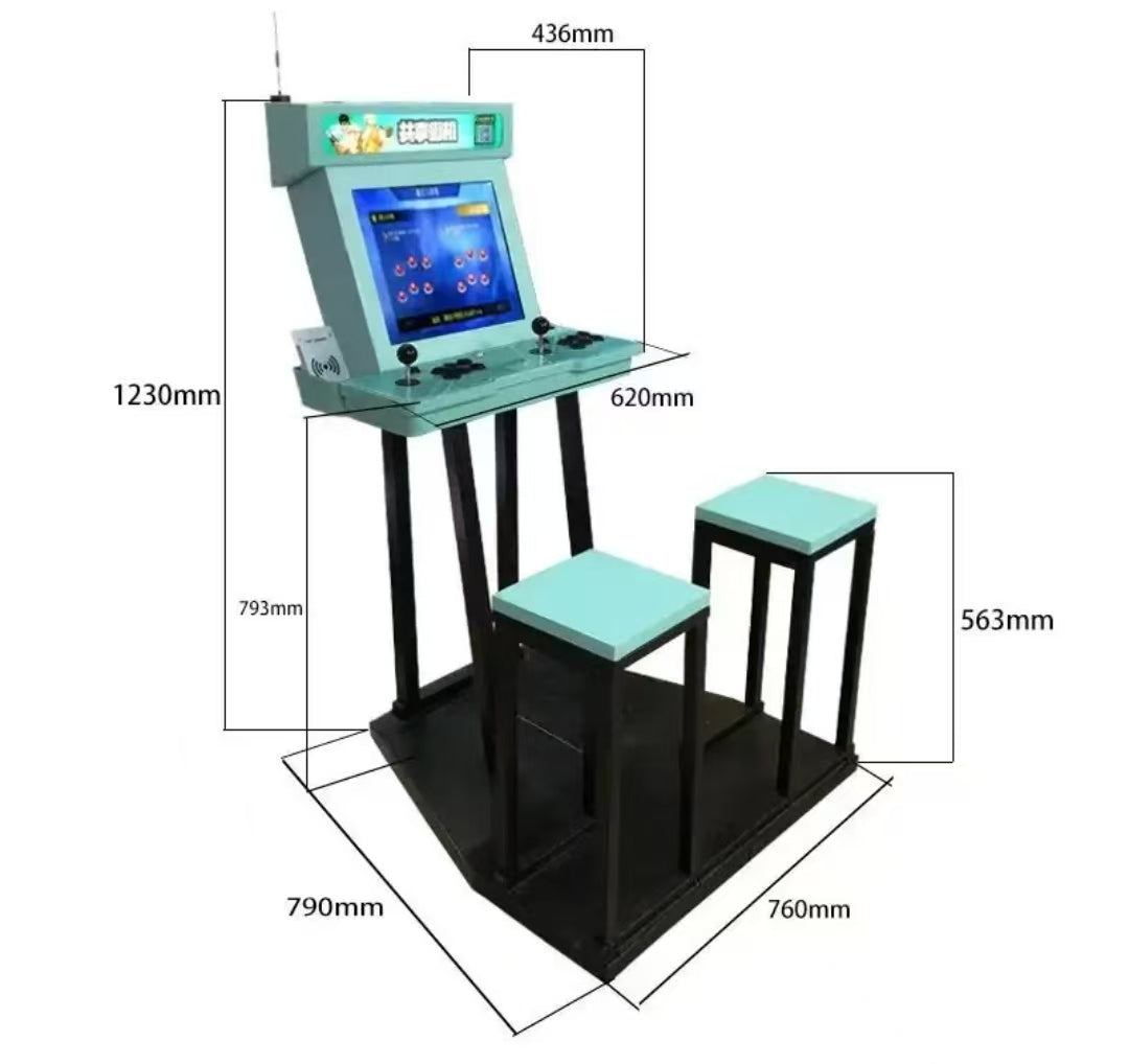 ZHERUITU ANIMATION Deluxe New Moonlight Treasure Box Four-Player Online Fighting Machine English Arcade Game High-end Import