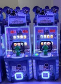 Coin-operated arcade shooting gallery game machine, commercial interactive puzzle shooting machine