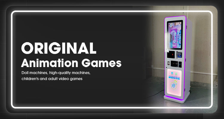 LCD advertising screen smart coin exchange machine, coin and banknote self-service vending machine, digital currency machine