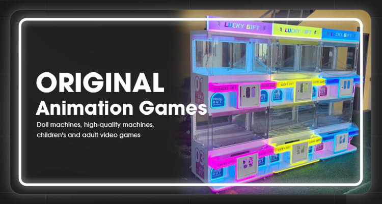 Premium Four-Player Claw Crane Machine Mini Home Use Commercial Coin-Operated Keychain Grabber for Small Space Dolls  Games