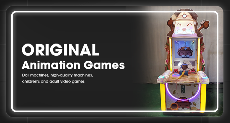 The deluxe gift version of the Whack a Mole parent child game machine is available and there is a gashapon gift arcade