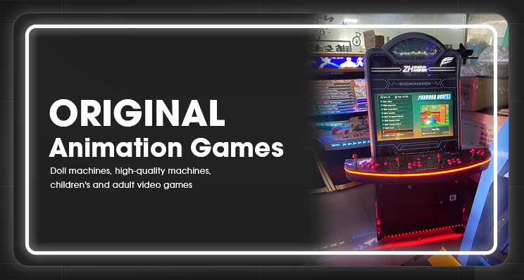 ZHERUITU ANIMATION Deluxe New Moonlight Treasure Box Four-Player Online Fighting Machine English Arcade Game Imported High-end