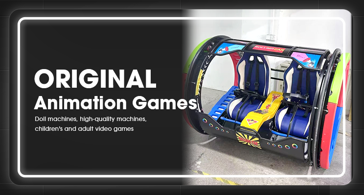 Square rolling car children s amusement night market lighting, outdoor scenic area double-person rolling bumper car equipment